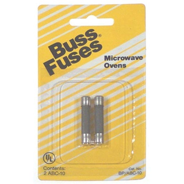 Eaton Bussmann Bussmann - Cooper BP-ABC-10 2 Count 10 Amp 250 Volt Microwave Oven Fuse BP/ABC-10